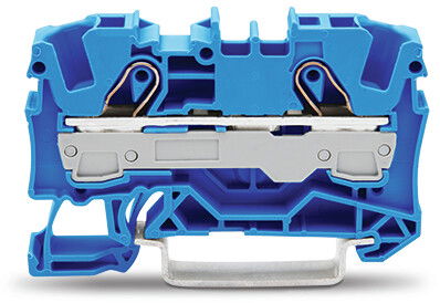 2-conductor through terminal block 6 mm² for Ex e II and Ex i applications blue