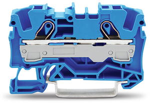2-conductor through terminal block;6 mm²;for Ex e II and Ex i applications;blue