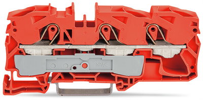 3-conductor through terminal block 16 mm² suitable for Ex e II applications orange