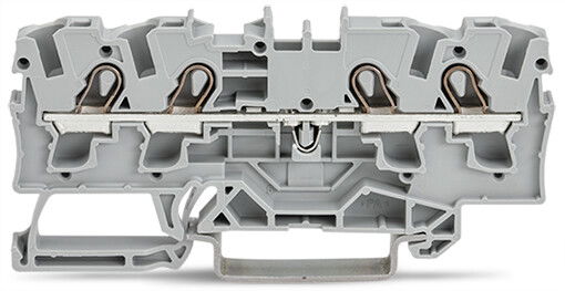 4-conductor through terminal block 4 mm² suitable for Ex e II applications gray