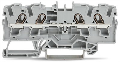 4-conductor through terminal block 4 mm² suitable for Ex e II applications gray