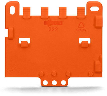 Strain relief plate for mounting carrier 221 or 222 Series, can be snapped