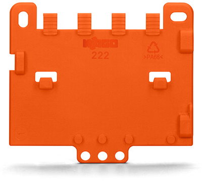 Strain relief plate for mounting carrier 221 or 222 Series, can be snapped