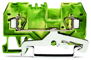 2-conductor ground terminal block 2.5 mm² center marking green-yellow