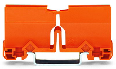 Mounting carrier 773 Series - 2.5 mm² / 4 mm² / 6 mm² for DIN-35 rail mounting/screw mounting orange