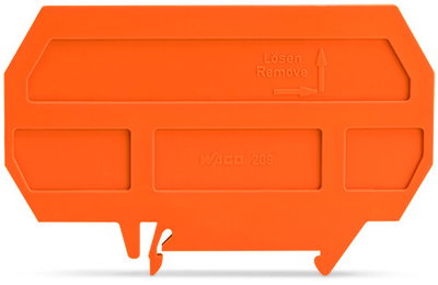 Separator for Ex e/Ex i applications 3 mm thick 90 mm wide orange