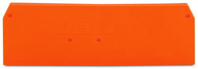End and intermediate plate 2.5 mm thick orange