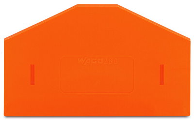 Separator plate 2.5 mm thick oversized orange