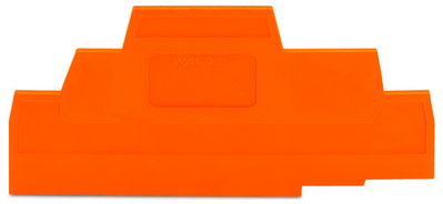End and intermediate plate 2.5 mm thick orange