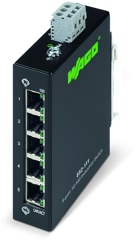 Industrial-ECO-Switch 5-port 100Base-TX black