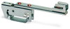 Busbar carrier for busbars Cu 10 mm x 3 mm single side, straight silver-colored