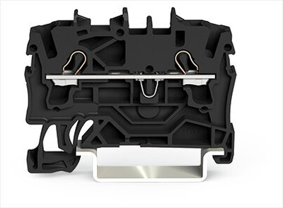 2-conductor through terminal block 2.5 mm² suitable for Ex e II applications black