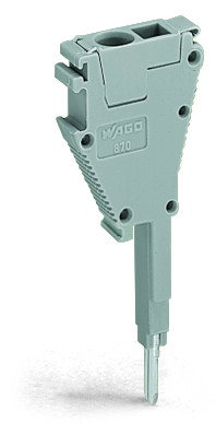 Tap-off module modular suitable for 870 Series terminal blocks with jumper slots in the current bar gray