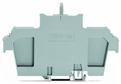 Cover carrier Type 2 incl. fixing/retaining screws and knurled nut gray