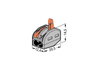 Splicing connector with levers for all conductor types max. 4 mm² gray
