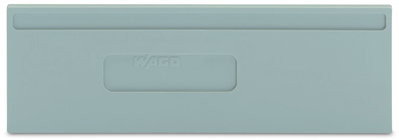 Separator plate 2 mm thick oversized gray