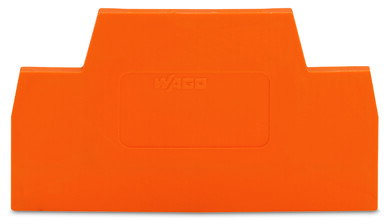 End and intermediate plate 2.5 mm thick orange