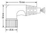 Connecting cable 19-pole Length: 5 m black