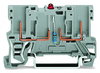2-pin component carrier block LED (red) 24 VDC gray