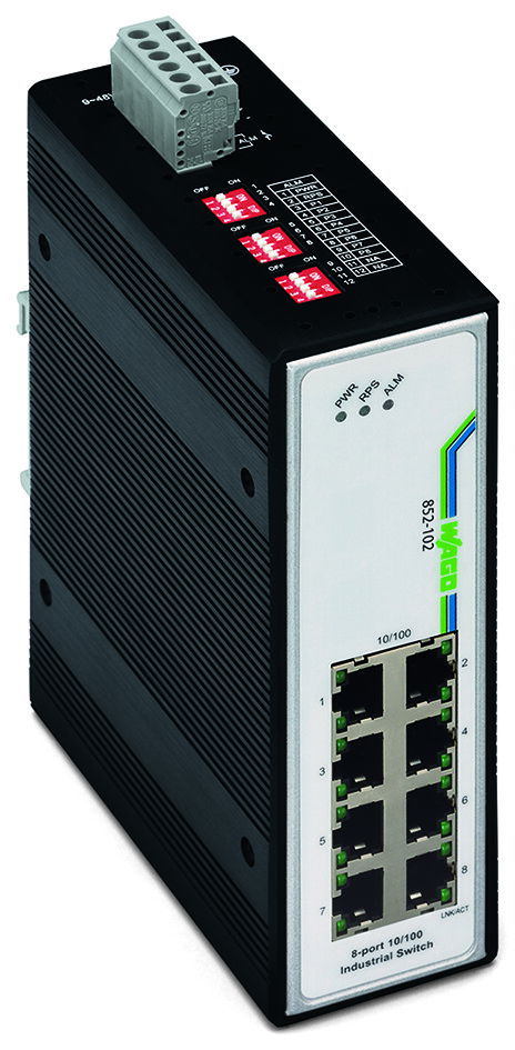 Industrial-Switch 8-port 100Base-TX black