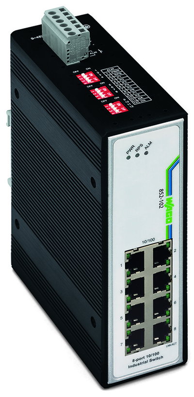 Industrial-Switch 8-port 100Base-TX black