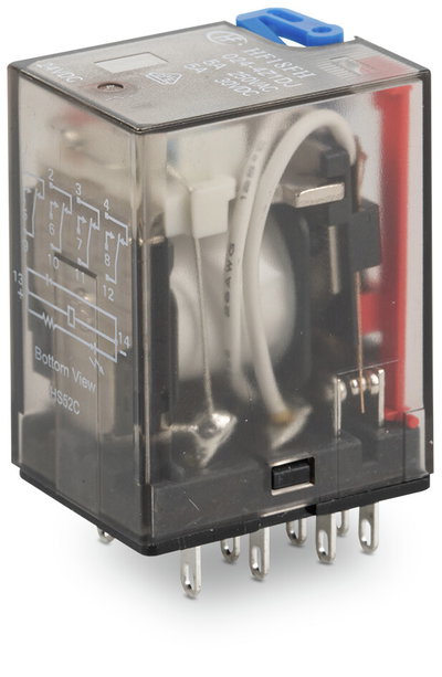 Basic relay Nominal input voltage: 24 VDC 4 changeover contacts