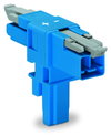 T-distribution connector 2-pole Cod. I blue