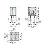 PCB terminal block 4 mm² Pin spacing 5 mm gray