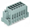 THT male header 1.0 x 1.0 mm solder pin straight gray
