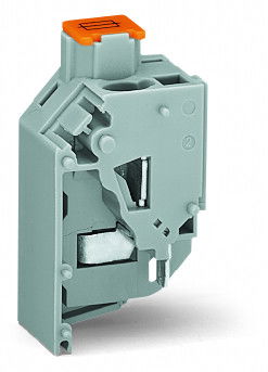 Transformer fuse terminal block for fuse 5 x 20 mm CAGE CLAMP® connection for conductors orange