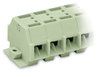 4-conductor terminal strip without push-buttons suitable for Ex e II applications light gray