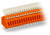 PCB terminal block push-button 0.5 mm² orange