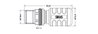 Accessories M12 plug, axial 5-pole