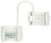Strain relief for 294 Series with snap-in mounting feet white