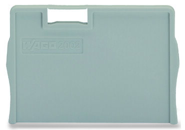 Seperator plate 2 mm thick oversized gray