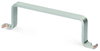 U-shaped busbar Cu 10 mm x 3 mm for 8 I/O silver-colored