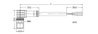 Sensor/Actuator cable M8 plug  angled 3-pole