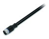Sensor/Actuator cable M12A socket  straight 4-pole