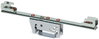 Busbar carrier for busbars Cu 10 mm x 3 mm both sides, straight silver-colored