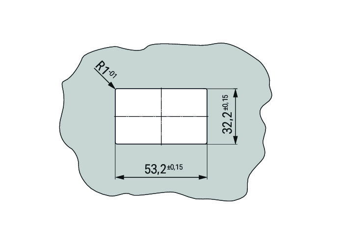 Feedthrough terminal block lever Plate thickness: 3 mm gray – Image 3 of 3