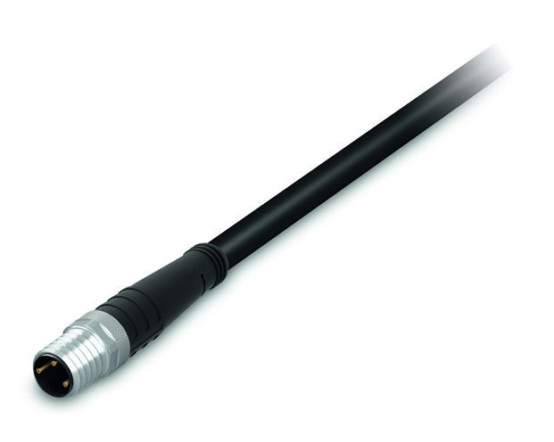 Sensor/Actuator cable M8 plug  straight 3-pole