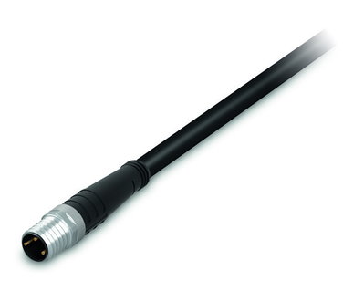 Sensor/Actuator cable M8 plug  straight 3-pole