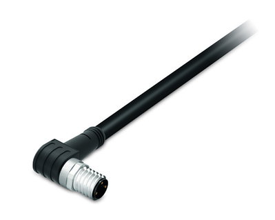 Sensor/Actuator cable M8 plug  angled 3-pole