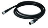 Sensor/Actuator cable M8 socket  straight M12A plug  straight