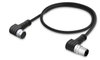 Sensor/Actuator cable M8 socket  angled M8 plug  angled