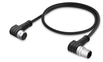 Sensor/Actuator cable M8 socket  angled M8 plug  angled