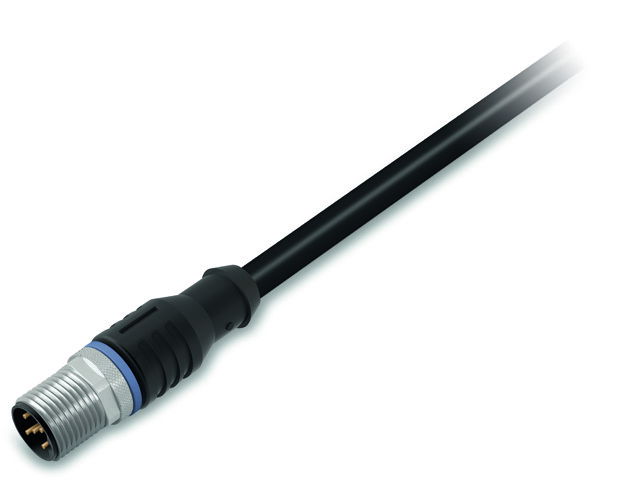 Sensor/Actuator cable M12A plug  straight 5-pole