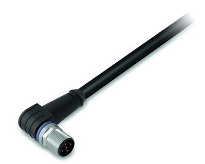 Sensor/Actuator cable M12A plug  angled 5-pole