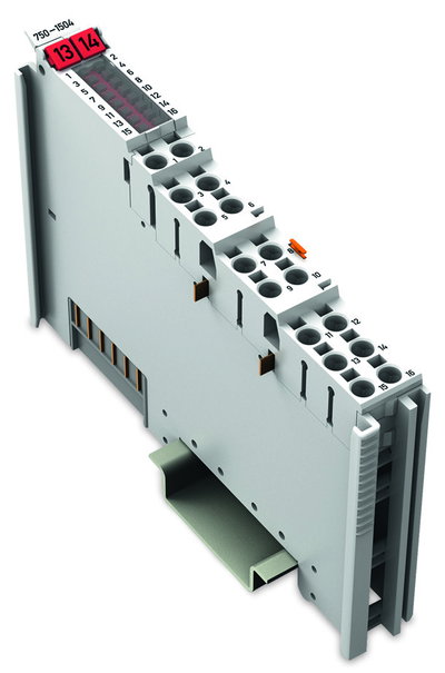 16-channel digital output 24 VDC 0.5 A light gray