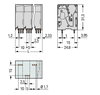 PCB terminal block 16 mm² Pin spacing 10 mm gray